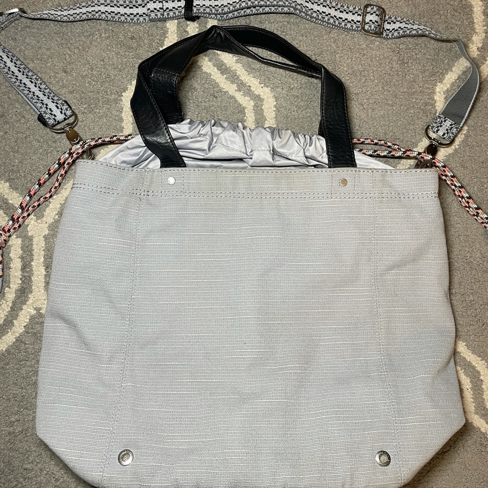 Lululemon Drawstring Top Canvas Shoulder Tote Bag